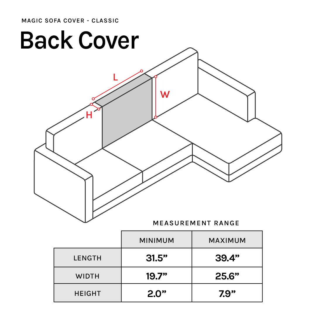 How do I choose the right size for a Magic Sofa Cover?